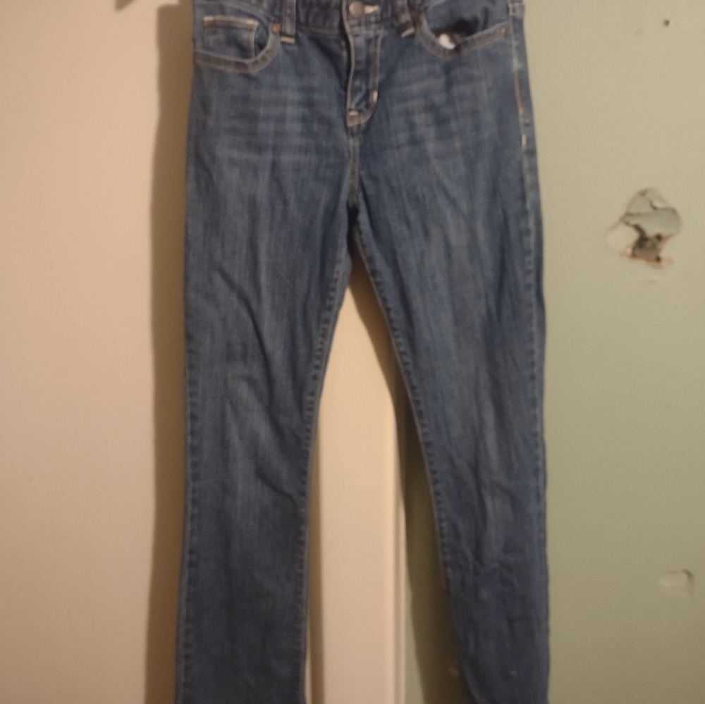 Girls Old Navy Boot Cut Jeans 5 pockets stretch size 14‎ Slim